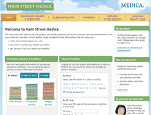 Tablet Screenshot of mainstreetmedica.com